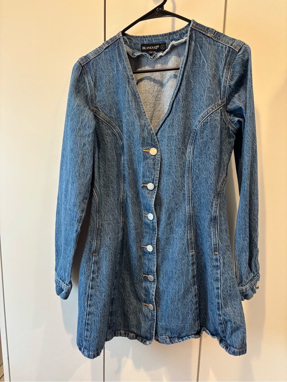 Blank NYC Light Blue Denim Overalls